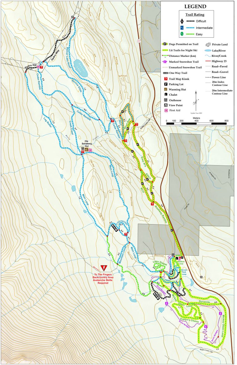 Trail Info & Maps – The Revelstoke Nordic Ski Club